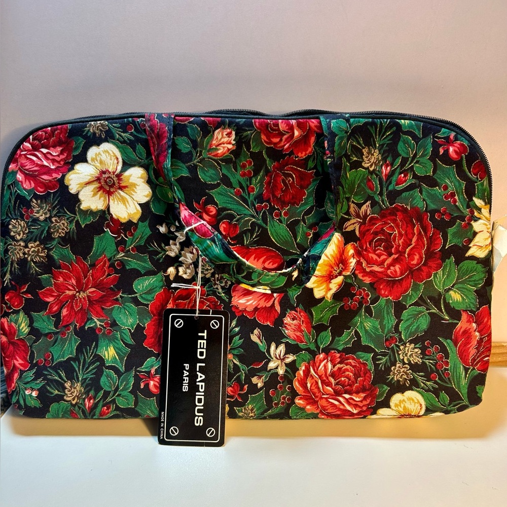 ✅NWT Ted Lapidus Paris Floral Women's Bag